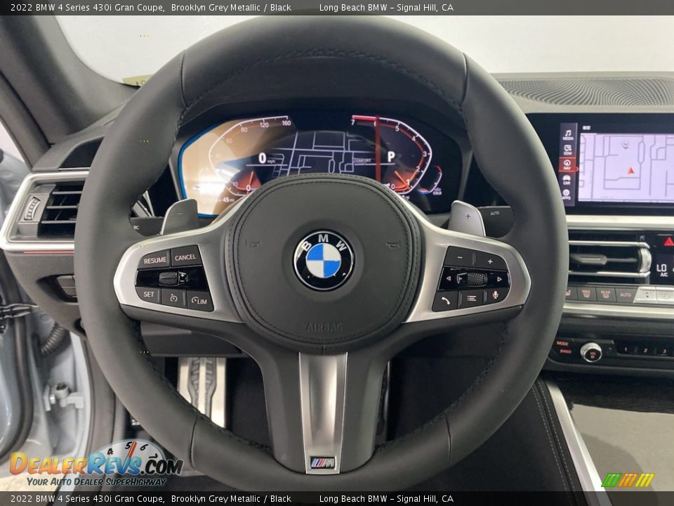 2022 BMW 4 Series 430i Gran Coupe Steering Wheel Photo #14