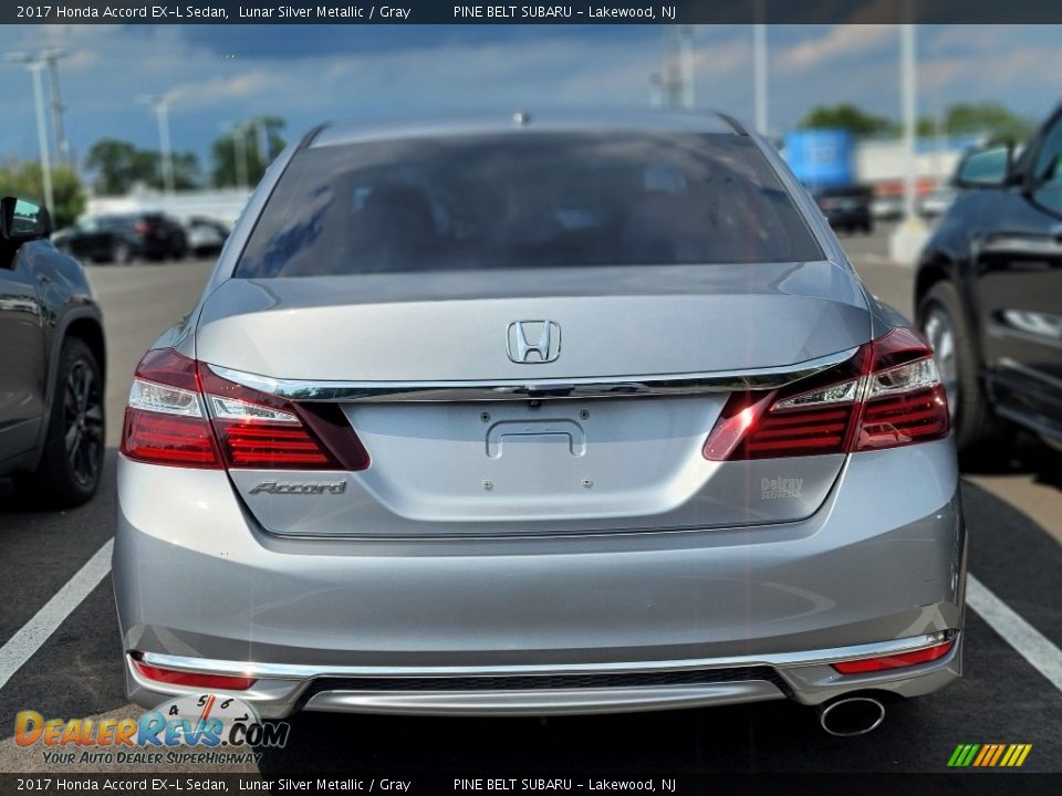 2017 Honda Accord EX-L Sedan Lunar Silver Metallic / Gray Photo #6
