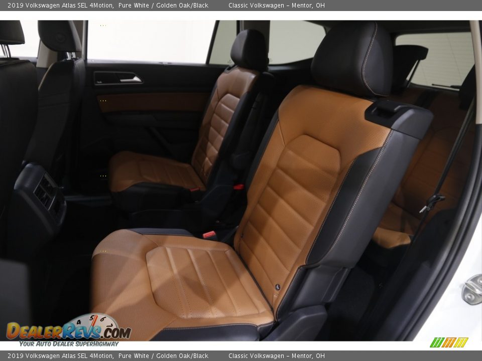 2019 Volkswagen Atlas SEL 4Motion Pure White / Golden Oak/Black Photo #18