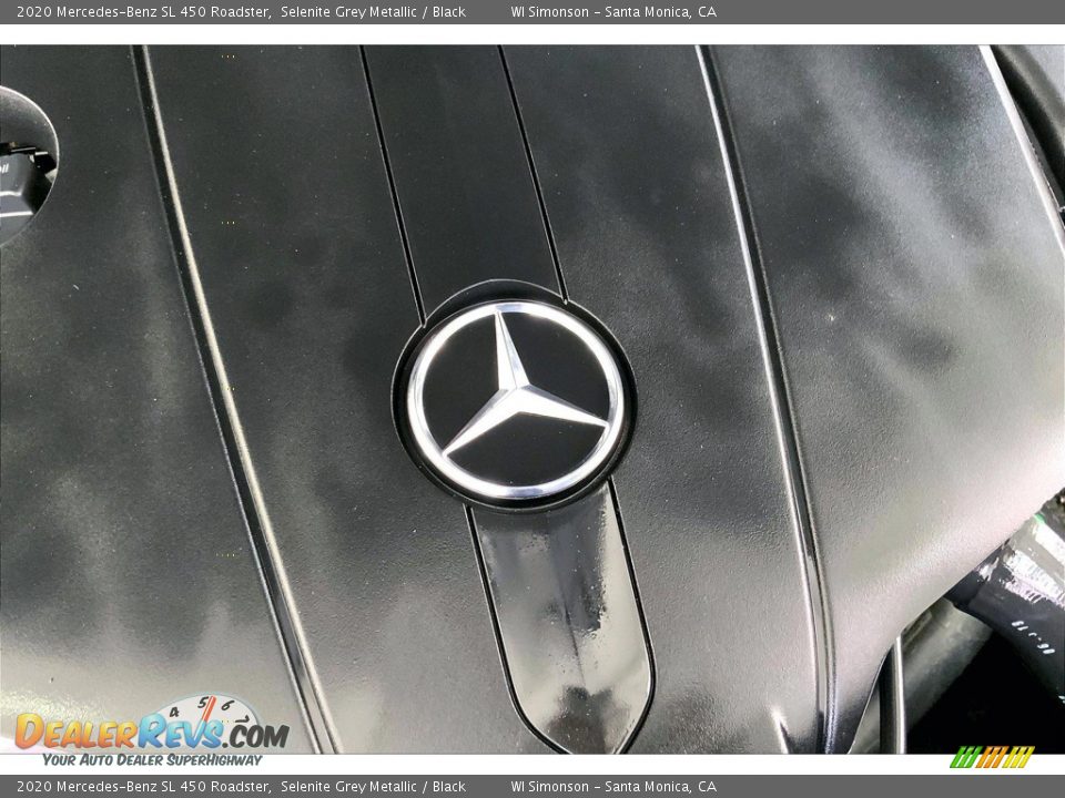 2020 Mercedes-Benz SL 450 Roadster Selenite Grey Metallic / Black Photo #32