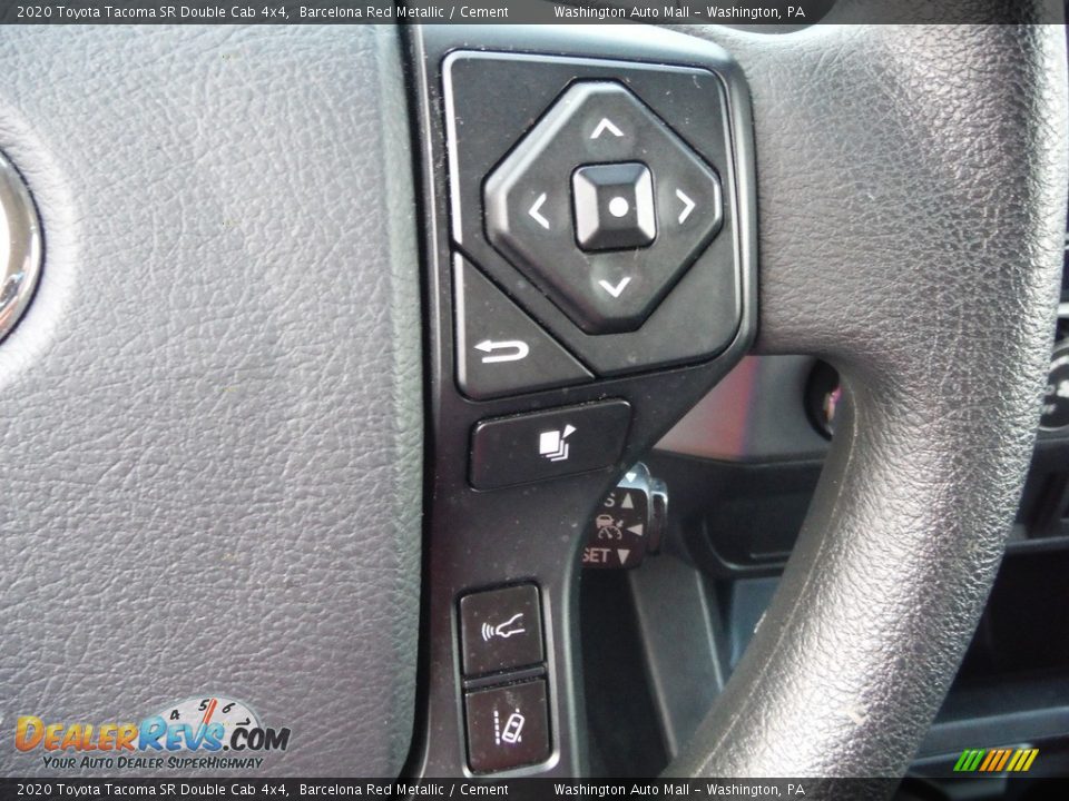 2020 Toyota Tacoma SR Double Cab 4x4 Steering Wheel Photo #9