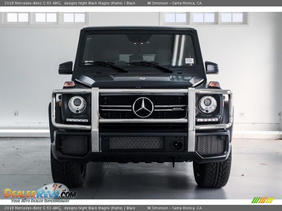 2018 Mercedes-Benz G 63 AMG designo Night Black Magno (Matte) / Black Photo #4