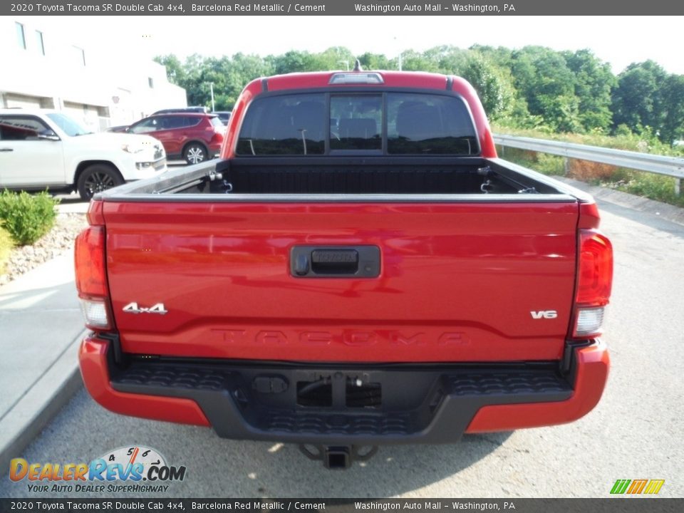 2020 Toyota Tacoma SR Double Cab 4x4 Barcelona Red Metallic / Cement Photo #16