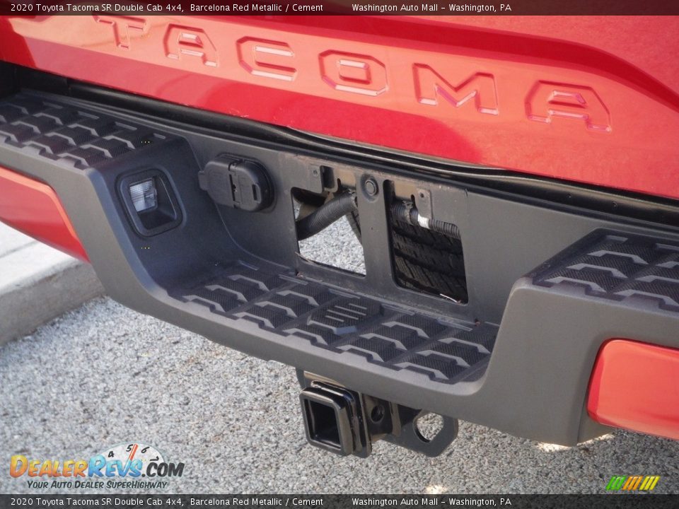 2020 Toyota Tacoma SR Double Cab 4x4 Barcelona Red Metallic / Cement Photo #17