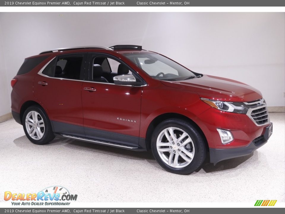 2019 Chevrolet Equinox Premier AWD Cajun Red Tintcoat / Jet Black Photo #1