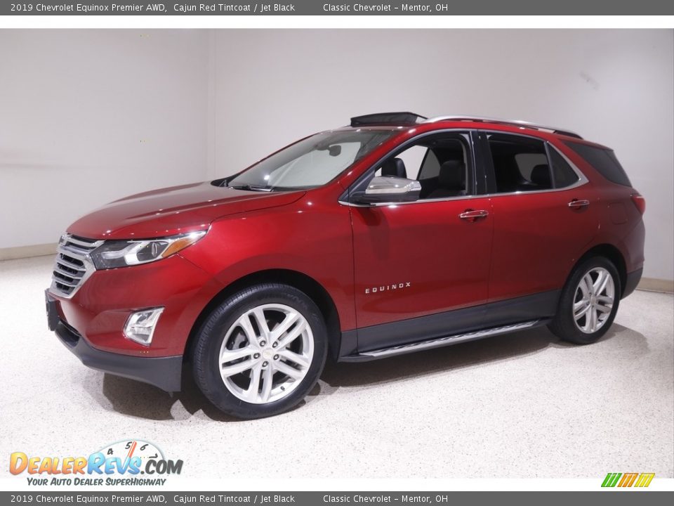 2019 Chevrolet Equinox Premier AWD Cajun Red Tintcoat / Jet Black Photo #3