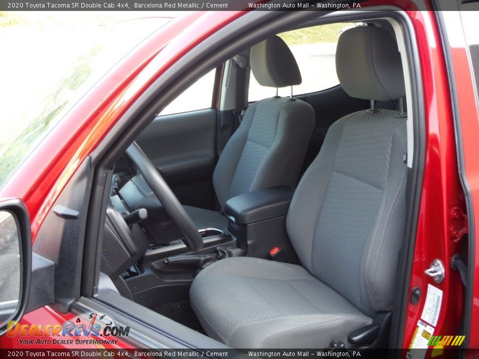 Front Seat of 2020 Toyota Tacoma SR Double Cab 4x4 Photo #23