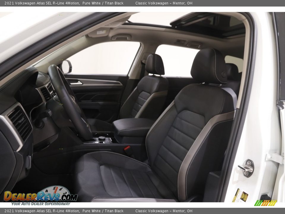 2021 Volkswagen Atlas SEL R-Line 4Motion Pure White / Titan Black Photo #5