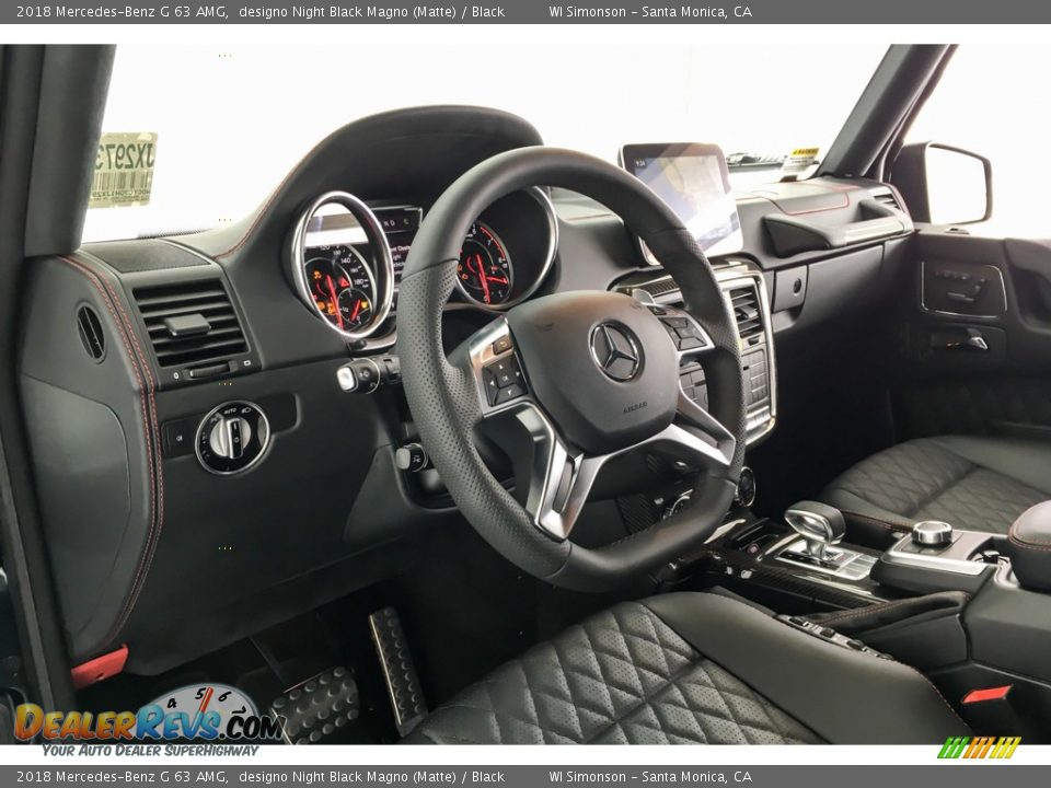 2018 Mercedes-Benz G 63 AMG designo Night Black Magno (Matte) / Black Photo #15