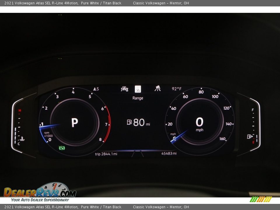 2021 Volkswagen Atlas SEL R-Line 4Motion Pure White / Titan Black Photo #8