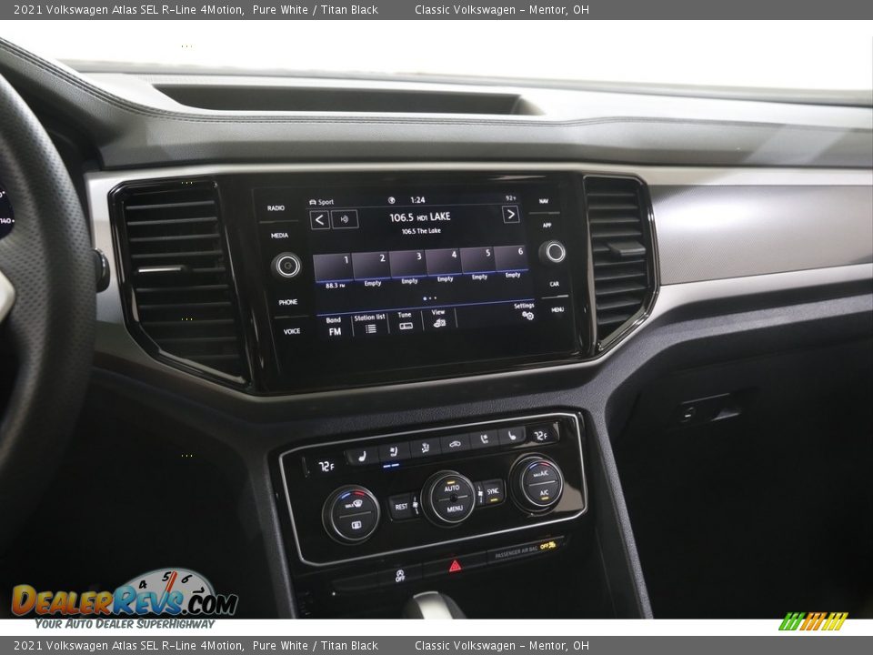 2021 Volkswagen Atlas SEL R-Line 4Motion Pure White / Titan Black Photo #9