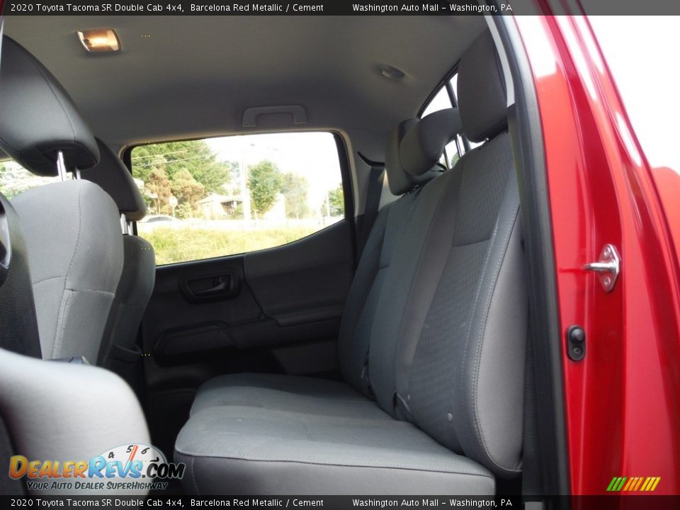 Rear Seat of 2020 Toyota Tacoma SR Double Cab 4x4 Photo #28