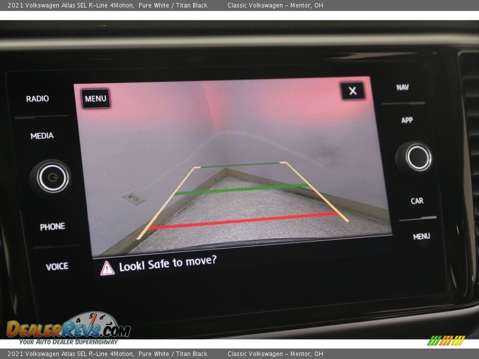2021 Volkswagen Atlas SEL R-Line 4Motion Pure White / Titan Black Photo #11