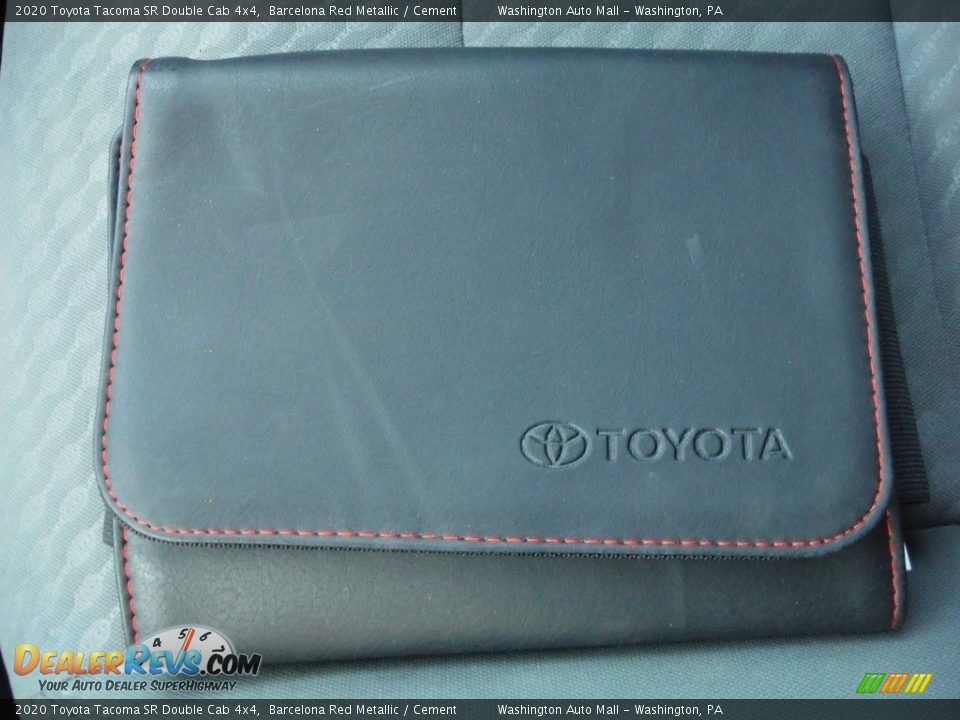 2020 Toyota Tacoma SR Double Cab 4x4 Barcelona Red Metallic / Cement Photo #29