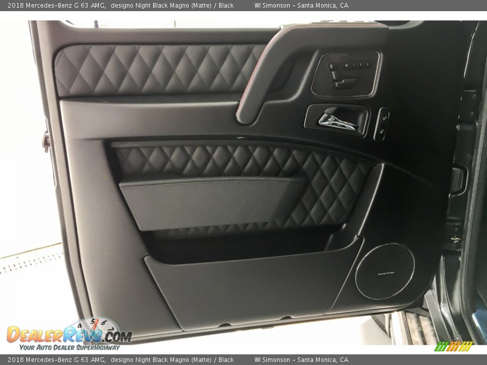 2018 Mercedes-Benz G 63 AMG designo Night Black Magno (Matte) / Black Photo #19