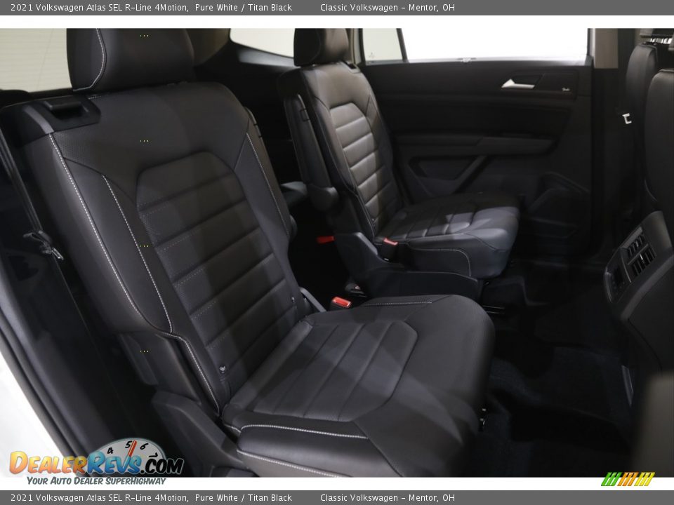 2021 Volkswagen Atlas SEL R-Line 4Motion Pure White / Titan Black Photo #15