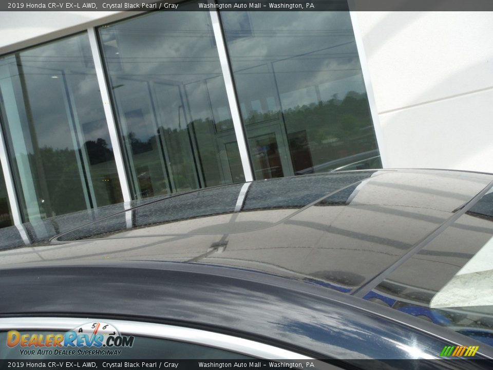 2019 Honda CR-V EX-L AWD Crystal Black Pearl / Gray Photo #3