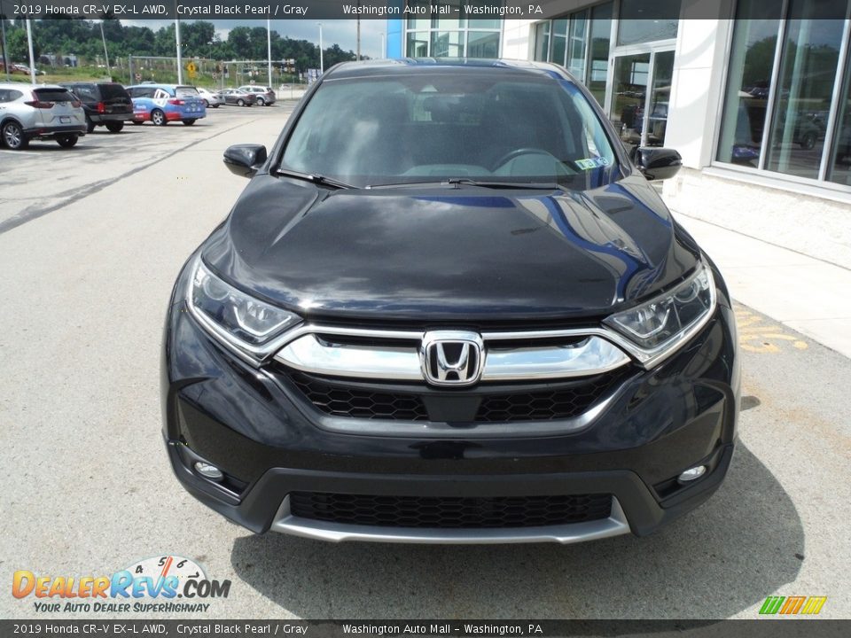 2019 Honda CR-V EX-L AWD Crystal Black Pearl / Gray Photo #5