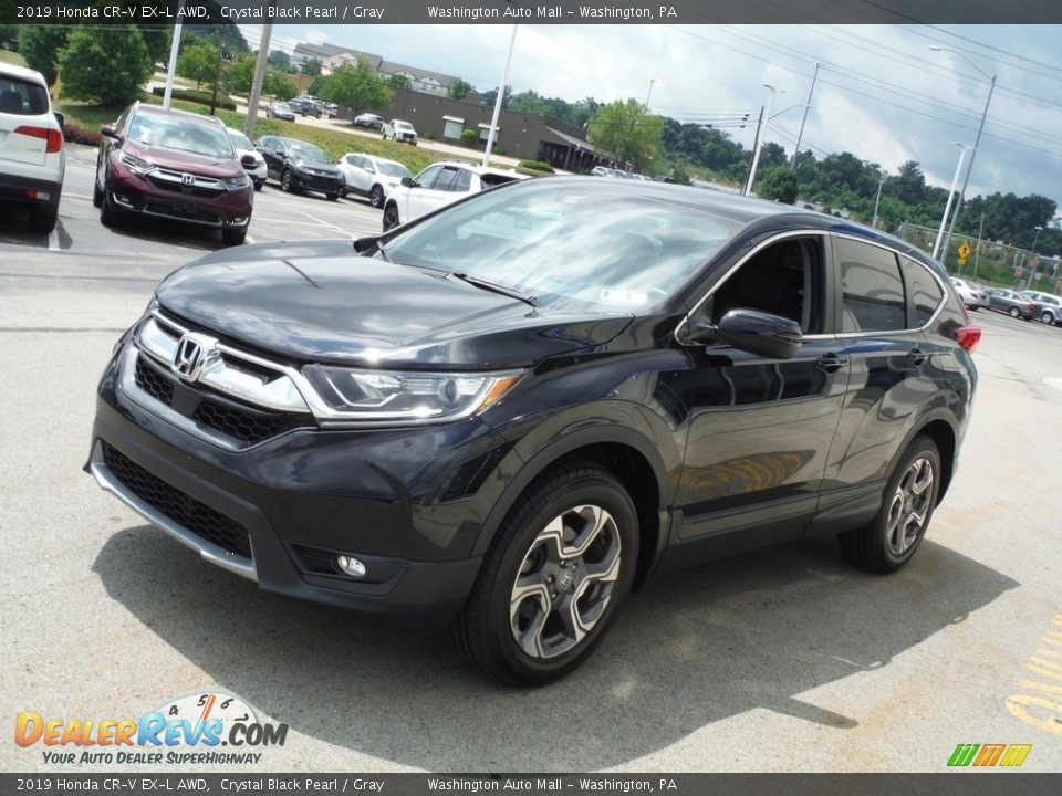 2019 Honda CR-V EX-L AWD Crystal Black Pearl / Gray Photo #6