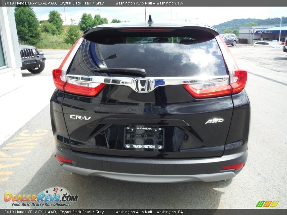 2019 Honda CR-V EX-L AWD Crystal Black Pearl / Gray Photo #9