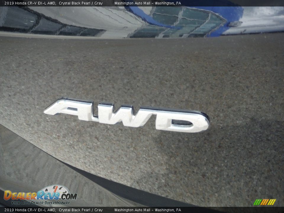 2019 Honda CR-V EX-L AWD Crystal Black Pearl / Gray Photo #11