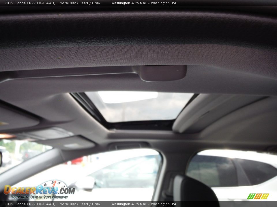 2019 Honda CR-V EX-L AWD Crystal Black Pearl / Gray Photo #12