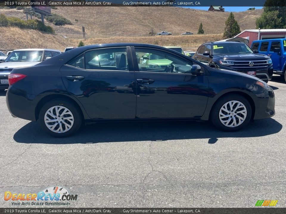 2019 Toyota Corolla LE Galactic Aqua Mica / Ash/Dark Gray Photo #4