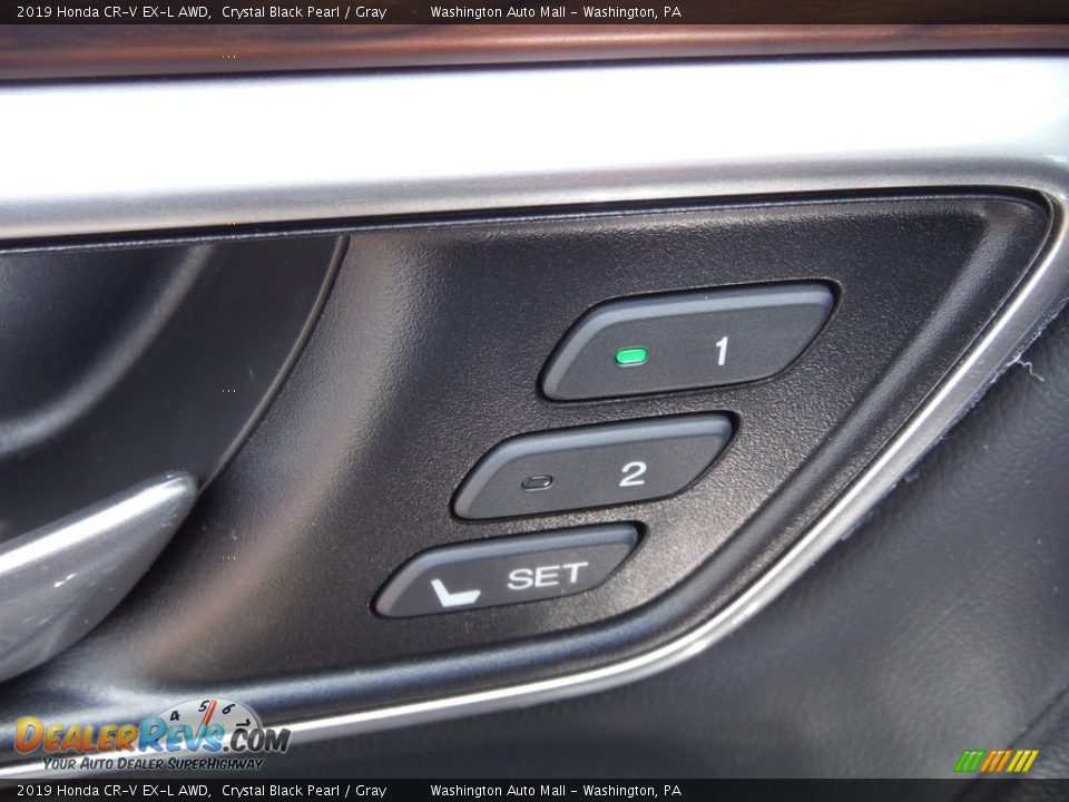 2019 Honda CR-V EX-L AWD Crystal Black Pearl / Gray Photo #15