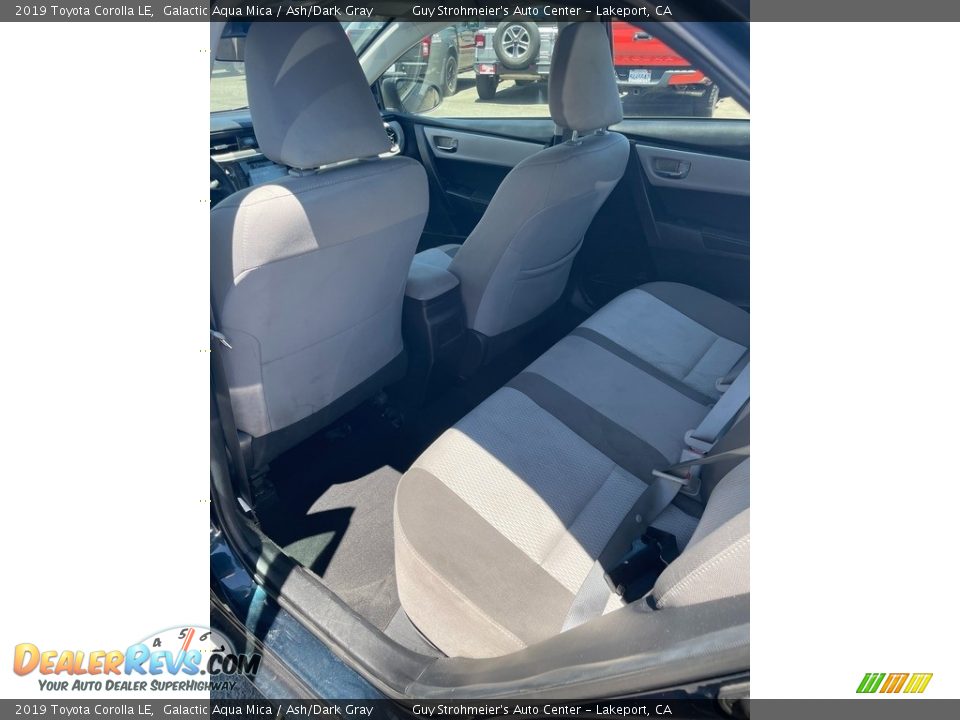 2019 Toyota Corolla LE Galactic Aqua Mica / Ash/Dark Gray Photo #7