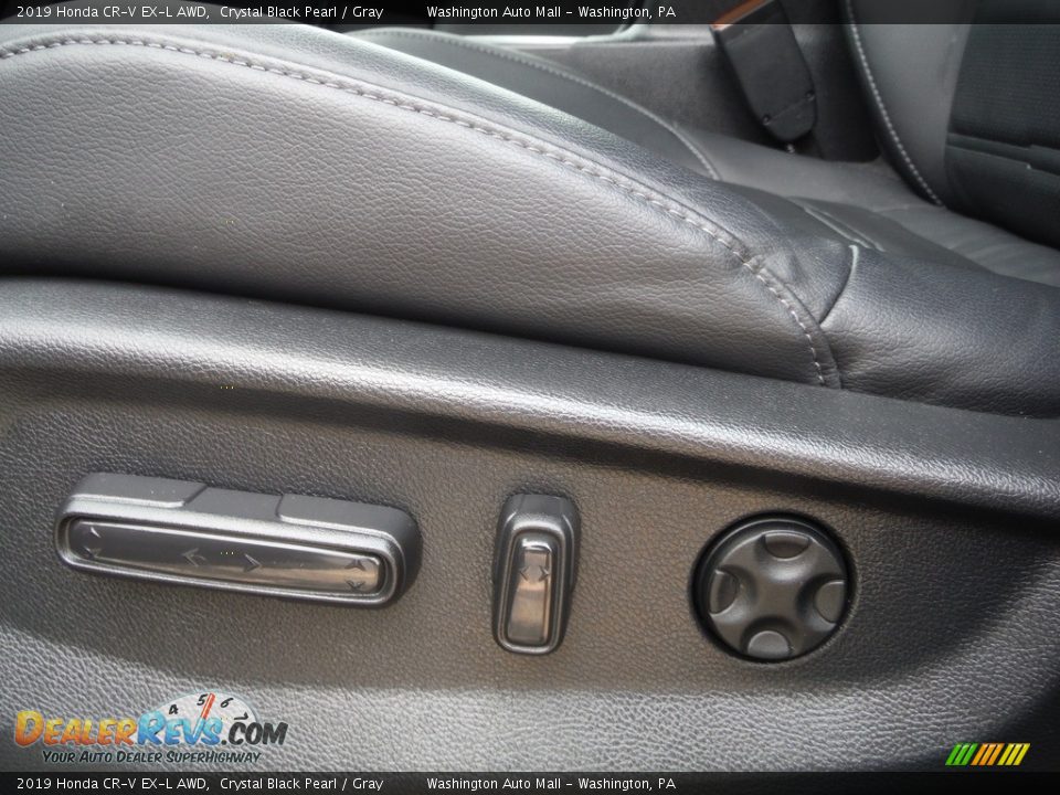 2019 Honda CR-V EX-L AWD Crystal Black Pearl / Gray Photo #17