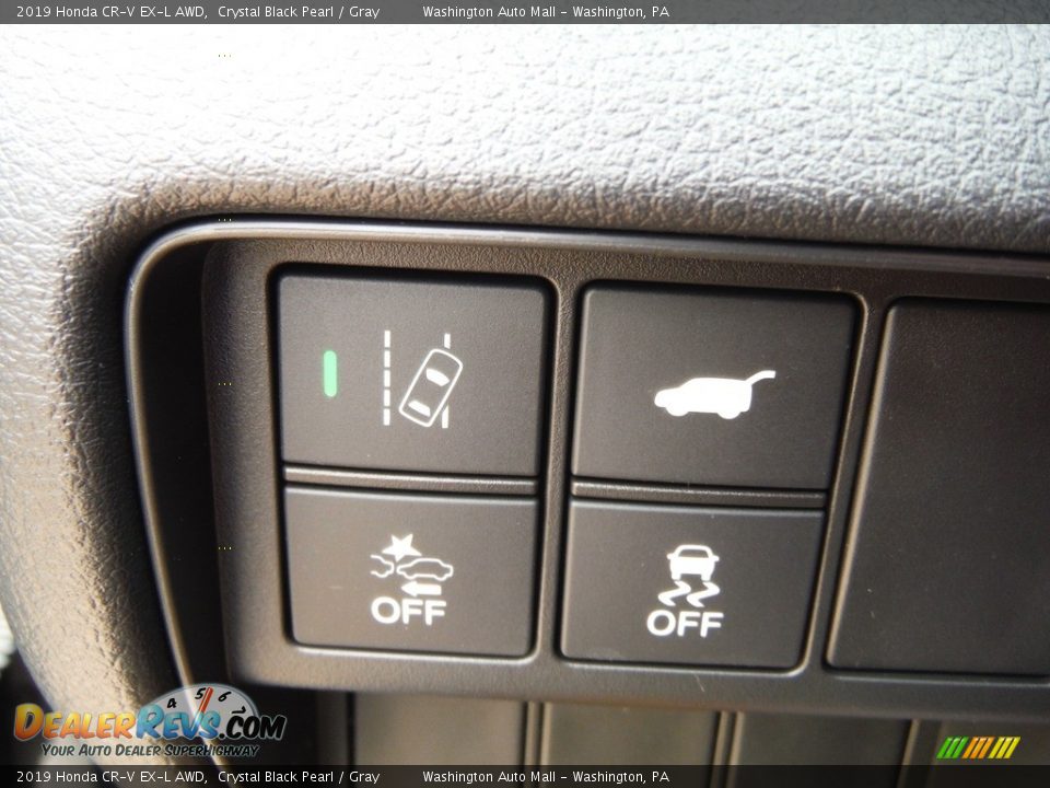 2019 Honda CR-V EX-L AWD Crystal Black Pearl / Gray Photo #18