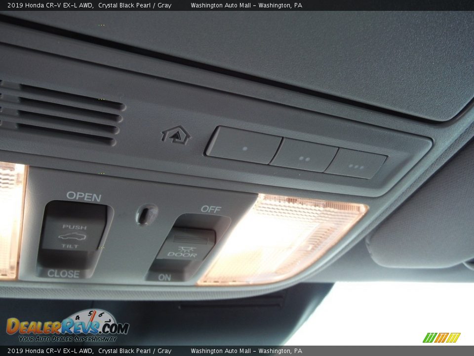 2019 Honda CR-V EX-L AWD Crystal Black Pearl / Gray Photo #20