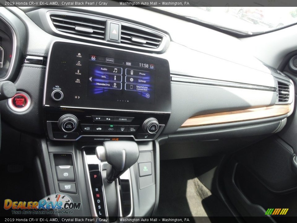 2019 Honda CR-V EX-L AWD Crystal Black Pearl / Gray Photo #21