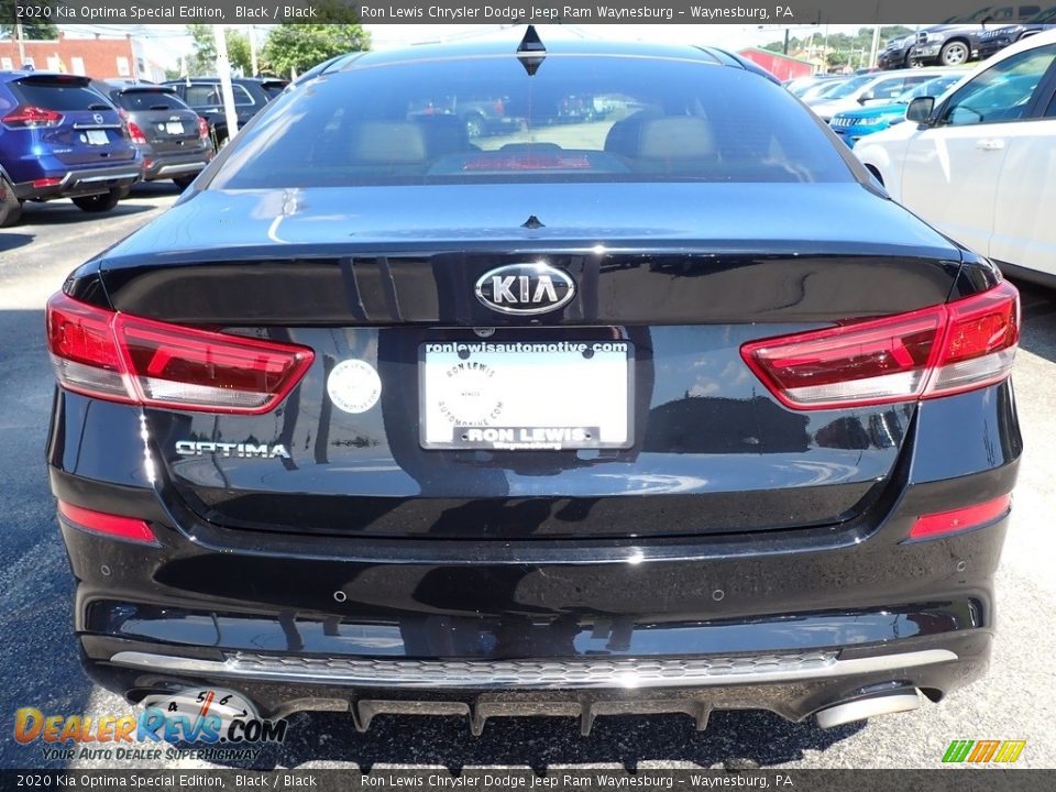 2020 Kia Optima Special Edition Black / Black Photo #4