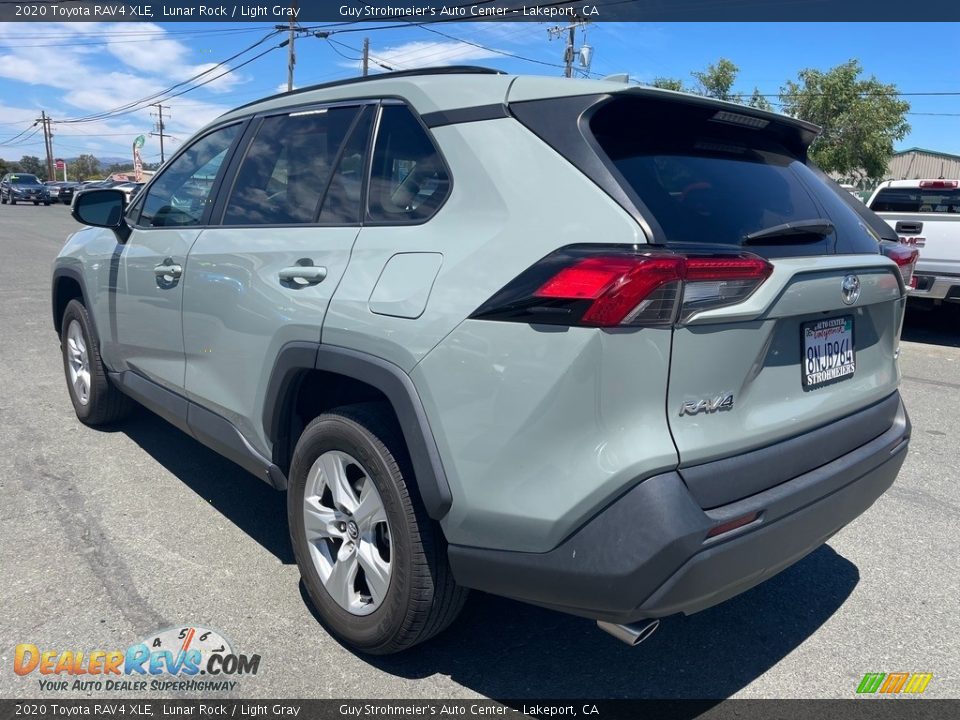 2020 Toyota RAV4 XLE Lunar Rock / Light Gray Photo #7