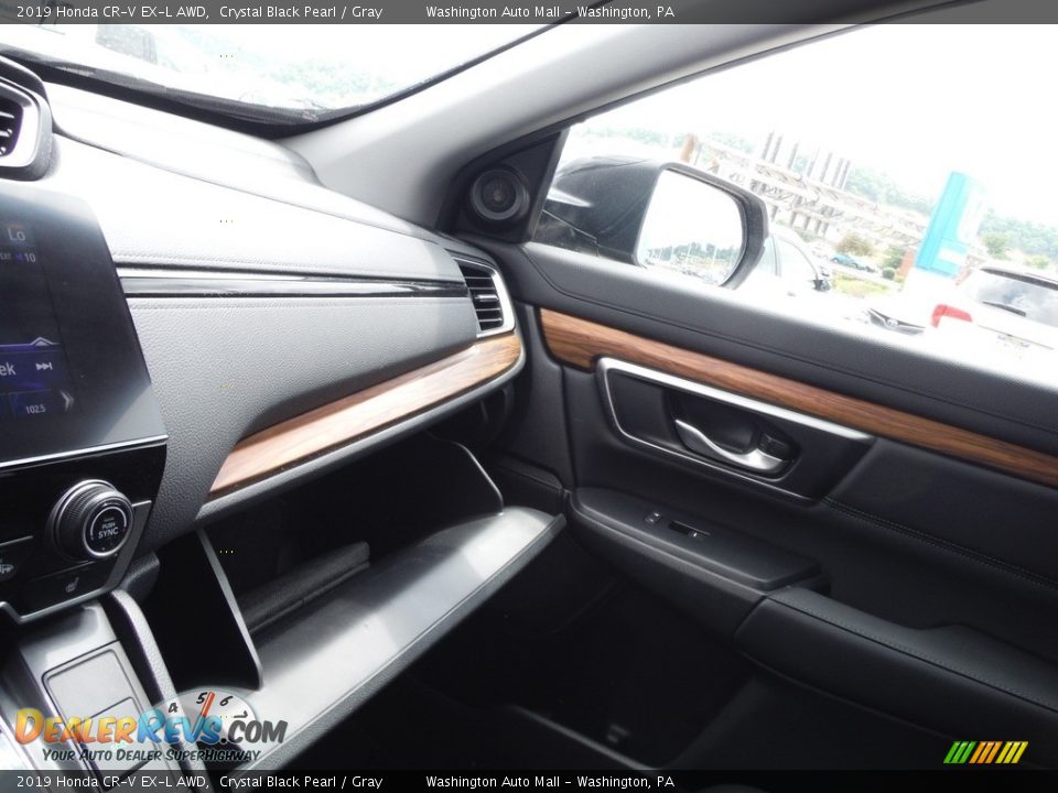 2019 Honda CR-V EX-L AWD Crystal Black Pearl / Gray Photo #29