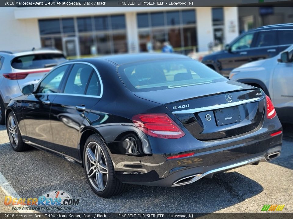 2018 Mercedes-Benz E 400 4Matic Sedan Black / Black Photo #8