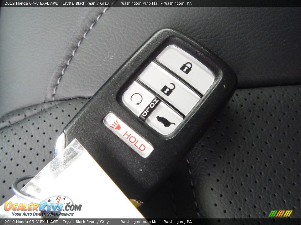 2019 Honda CR-V EX-L AWD Crystal Black Pearl / Gray Photo #32