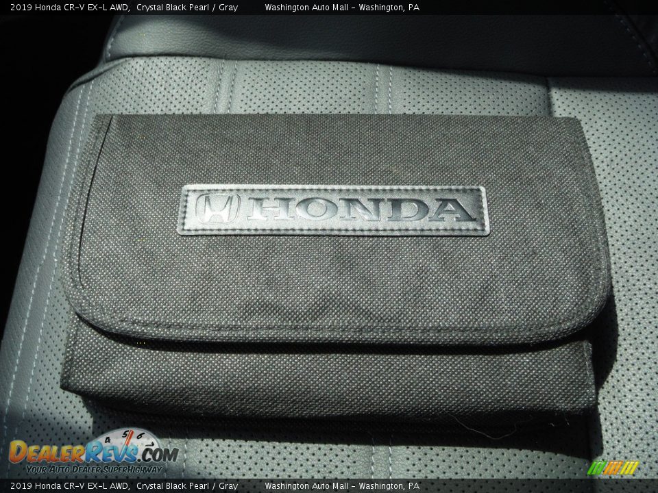 2019 Honda CR-V EX-L AWD Crystal Black Pearl / Gray Photo #33
