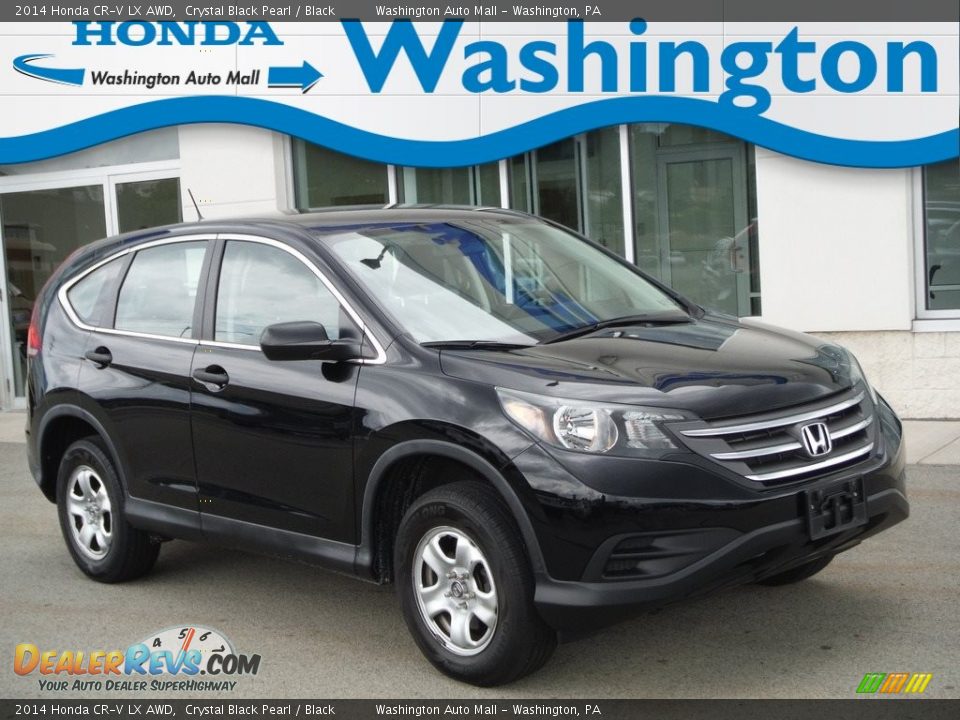 2014 Honda CR-V LX AWD Crystal Black Pearl / Black Photo #1