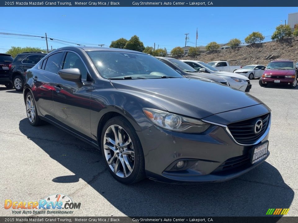 2015 Mazda Mazda6 Grand Touring Meteor Gray Mica / Black Photo #3