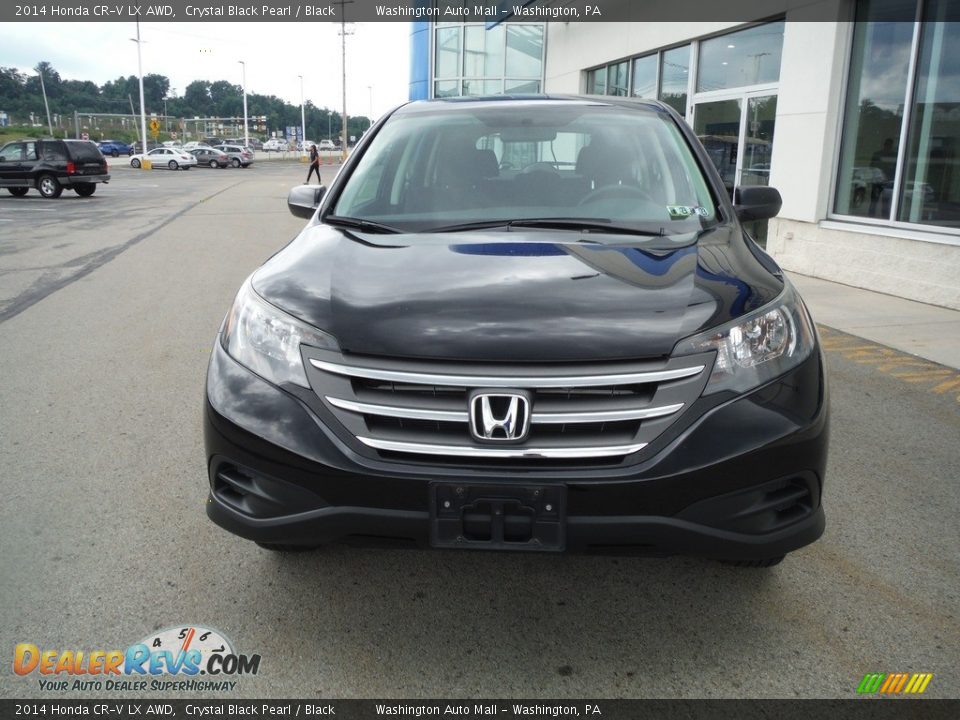 2014 Honda CR-V LX AWD Crystal Black Pearl / Black Photo #4