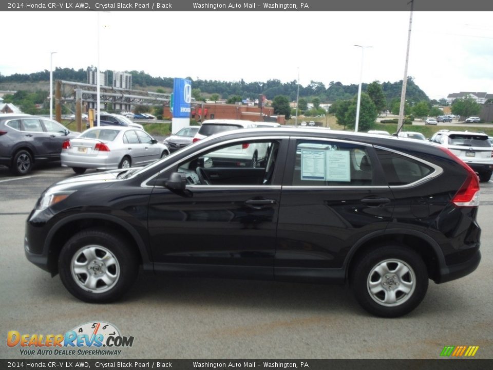 2014 Honda CR-V LX AWD Crystal Black Pearl / Black Photo #7