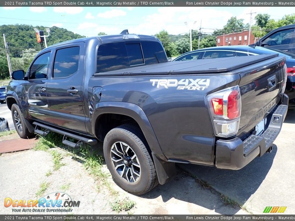 2021 Toyota Tacoma TRD Sport Double Cab 4x4 Magnetic Gray Metallic / TRD Cement/Black Photo #2