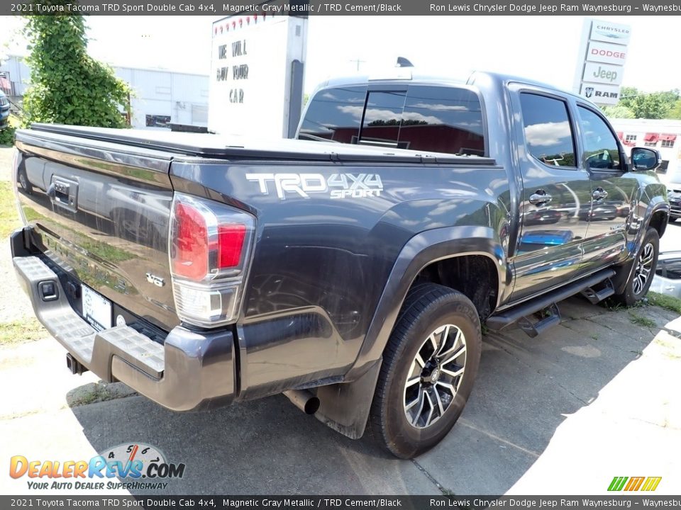 2021 Toyota Tacoma TRD Sport Double Cab 4x4 Magnetic Gray Metallic / TRD Cement/Black Photo #3