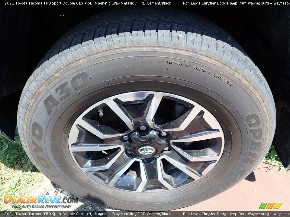 2021 Toyota Tacoma TRD Sport Double Cab 4x4 Magnetic Gray Metallic / TRD Cement/Black Photo #5
