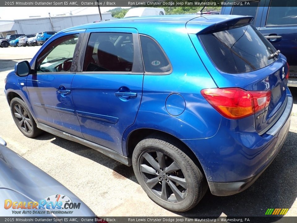 2015 Mitsubishi Outlander Sport ES AWC Octane Blue / Black Photo #2