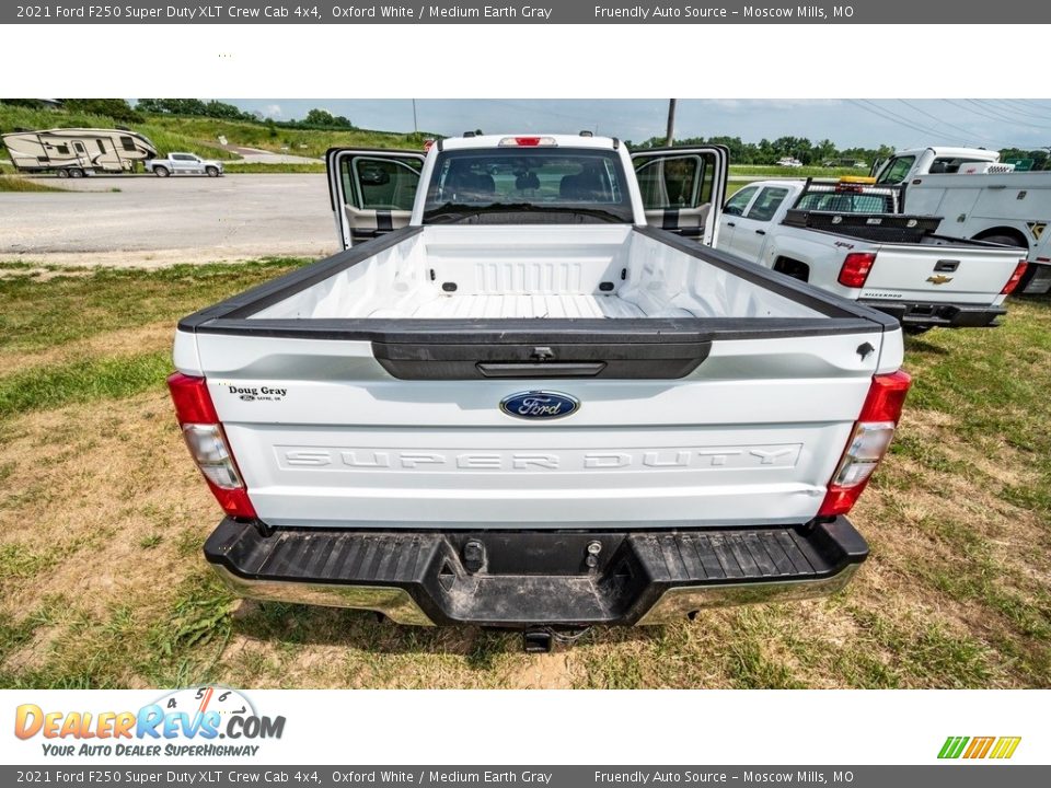 2021 Ford F250 Super Duty XLT Crew Cab 4x4 Oxford White / Medium Earth Gray Photo #21