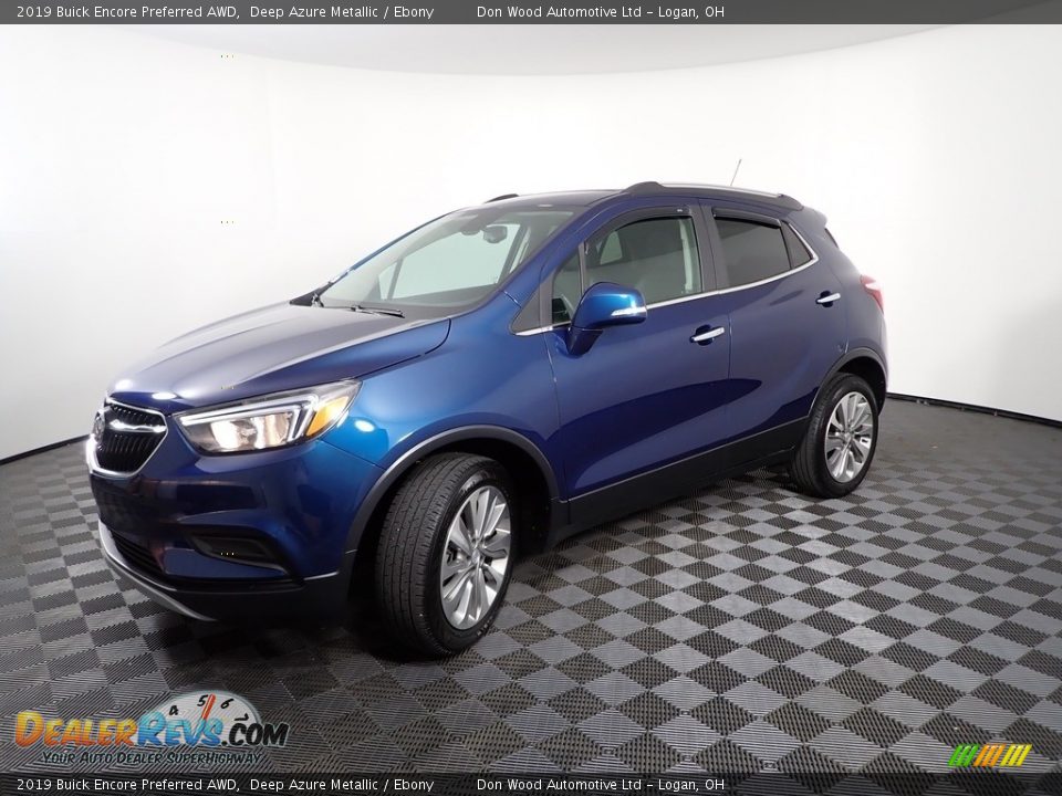 2019 Buick Encore Preferred AWD Deep Azure Metallic / Ebony Photo #6