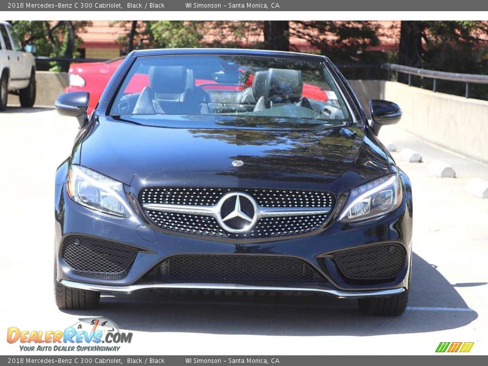 2018 Mercedes-Benz C 300 Cabriolet Black / Black Photo #4